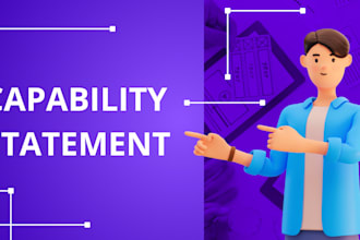 design a clear capability statement for your business