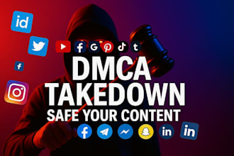 remove delete takedown mugshots, instagram,yt,tiktok,reddit,x,shopify,under dmca
