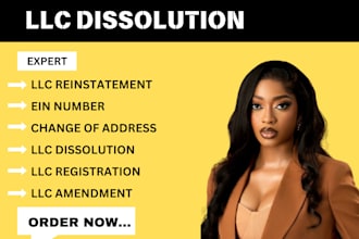 do llc amendment, llc dissolution,llc reinstatement, llc address change