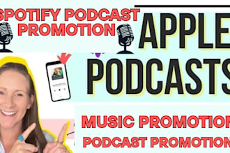 9m listeners, download podcast promotion apple podcast spotify podcast promotion
