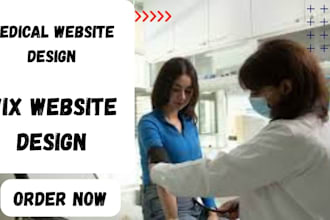 build medical website dental website pharmacy website wellness counselling