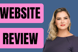 do website review with UX, design, SEO, and actionable insights
