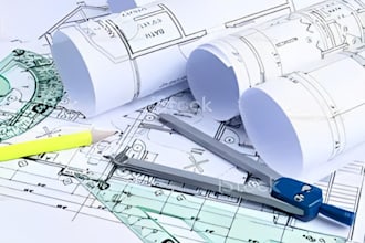 create, draw, sketch autocad city premit for house building event site plan