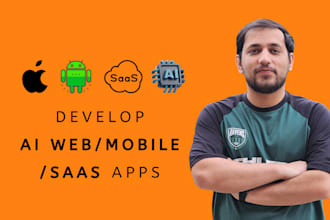 create an ai website or mobile app, ai saas app, ai chatbot, ai software