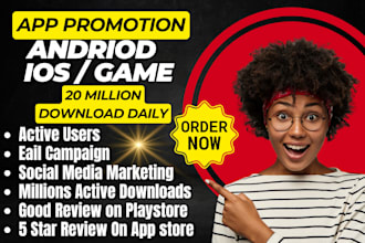 ios android mobile app promotion game dating app install google ads marketing