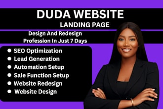 responsive duda ecommerce website design and redesign expert