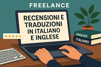 write product review and promotional articles in italian