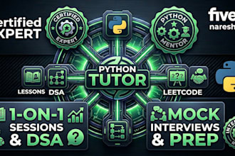 be your expert python tutor for leetcode, dsa, and interview prep