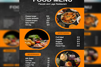 design a professional flyer or brochure for your business