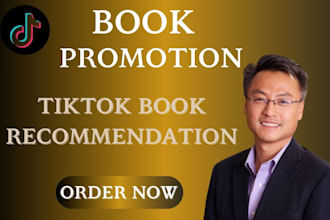promote your book or ebook on my booktok tiktok account