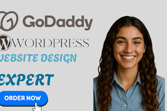 design and  redesign SEO friendly godaddy wordpress and develop godaddy websites