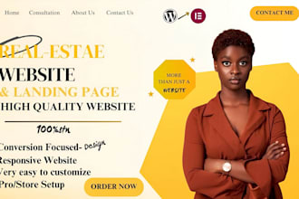 design real estate investor website on wordpress for agent broker realtor