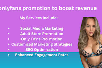do organic onlyfans promotion, fansly, fanvue, link promotion, page management