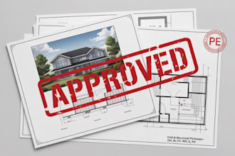 provide utah pe stamped plans for residential and commercial permits