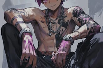do manga anime tattoo design for you
