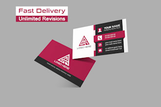 design a modern, custom business card