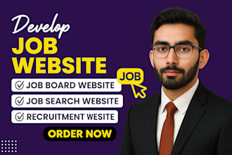 design and develop a modern job board job portal recruitment employment website