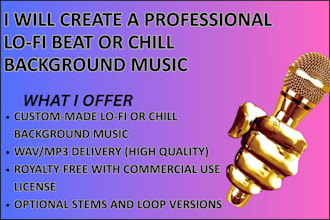 create original indie style lofi hip hop jazzy and chill music