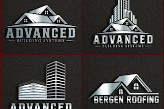 make real estate construction architecture logo design