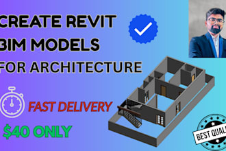 create revit bim models for architecture