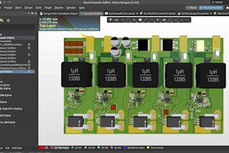 design custom multilayer pcb with schematics, gerbers, bom, and kicad files