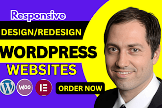 design a custom wordpress real estate website with property listings