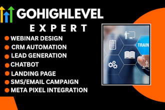 do gohighlevel webinar funnel,ghl lead generation, ghl meta pixel, gohighlevel