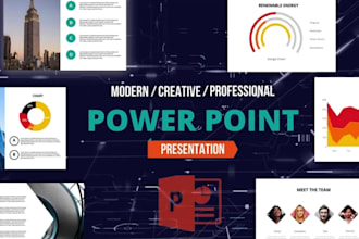 design powerpoint presntation, investor pitch, google slides, canva presntation