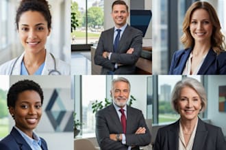 generate professional and casual ai headshots for you