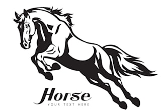 design unique animal silhouette vector logo for you