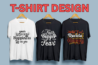 design unique t shirt and merchandise graphic t shirt design