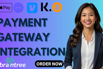 integrate stripe paypal klarna venmo braintree flutterwave crypto or payment api
