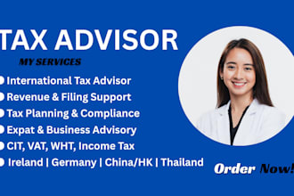 be your tax advisor for china and hong kong