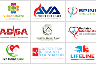 design healthcare, medical, clinic, dental, wellness logo