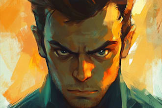 creat a cartoon character superhero etc