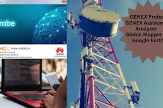 help in google earth , mapinfo, genex probe, assistant, ms office tasks