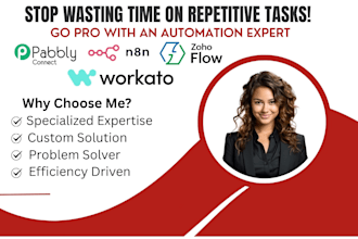 do fix pabbly connect n8n ai workflow zohoflow automation expert workato expert