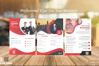 design professional flyers and brochures with a free qr code