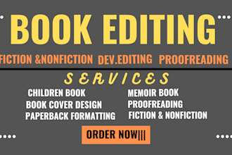 developmental edit, copy edit your fiction romance fantasy novel book