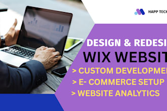 do wix website design ,redesign wix website, wix online store