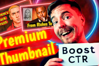 made a amazing clickbait thumbnails for you