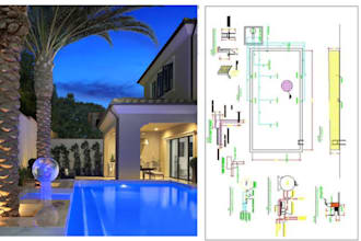 design detailed swimming pool plans, permit sets, and construction drawings