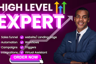 be your gohighlevel expert for gohighlevel automation funnel ghl email marketing