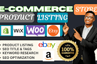 do shopify etsy SEO product listing upload product to ebay amazon woocommerce