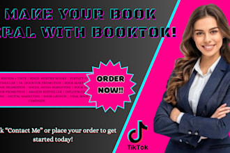 boost your book sales with booktok, booktok promotion, promotional videos,