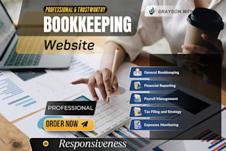 build bookkeeping accounting finance income tax website auto insurance leads