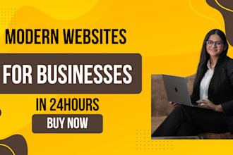 design modern websites for business in 24hours