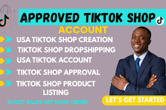 create USA tiktok shop setup tiktok shop manage USA tiktok shop account