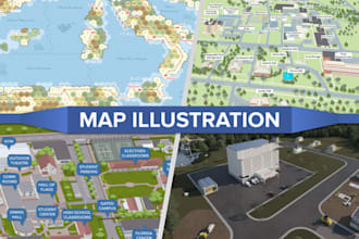 design vector map city map and site map travel map and event map design