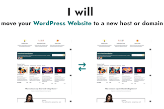move your wordpress website to a new host or domain